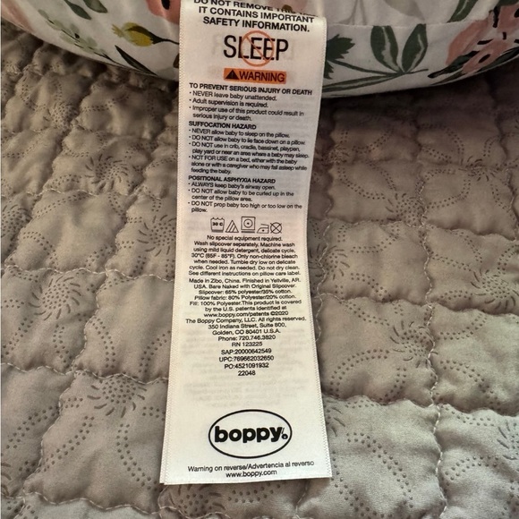 Boppy pillow for feedings and baby lounging. - Picture 2 of 6